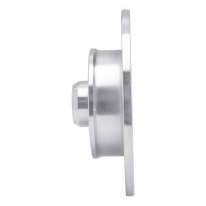 Volkswagen Corrado Brake Rotor (1) - Rear Right - R1 Concepts - Drilled & Slotted - Silver - `85-`02
